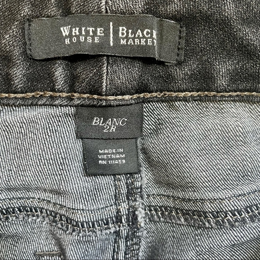WHBM Blanc Jeans in Black - Picture 2 of 7